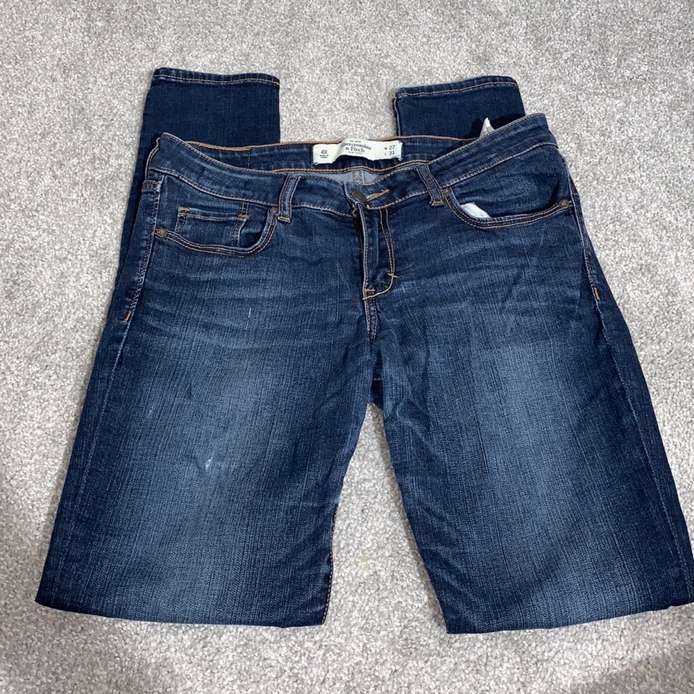 Abercrombie & Fitch Dark wash Jeggings